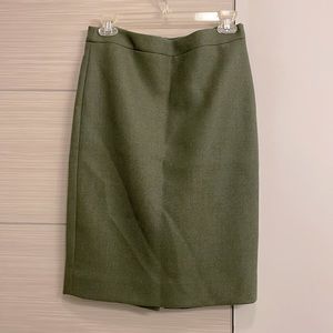 J Crew Wool Pencil Skirt